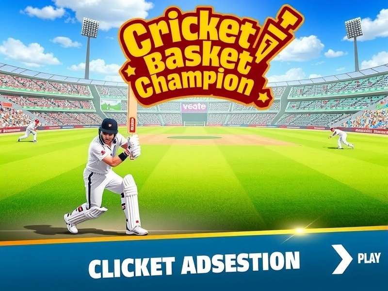 Cricket Basket Champion Game Screenshot